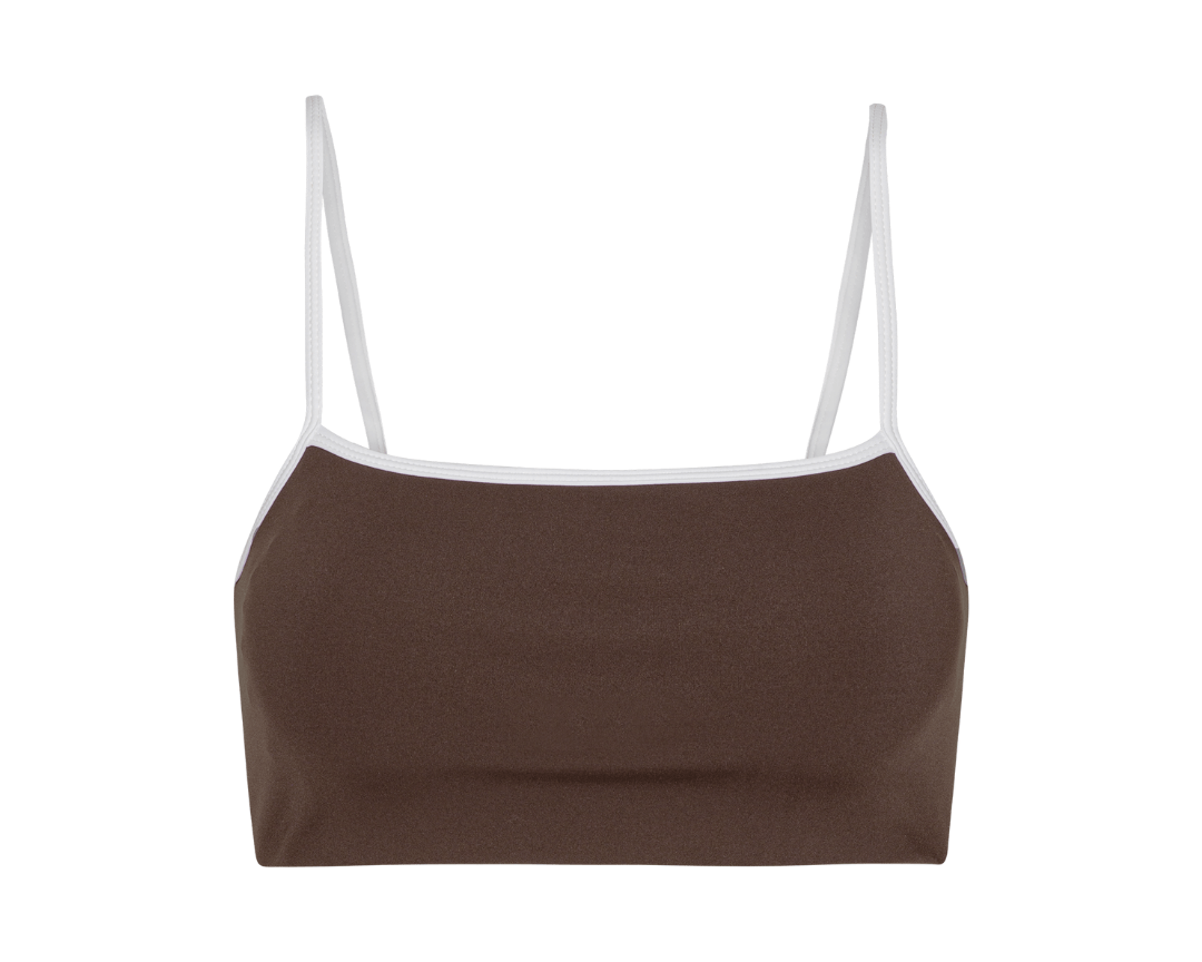 Exercere Sports Bras Active Pixi Bra - Pecan Brown