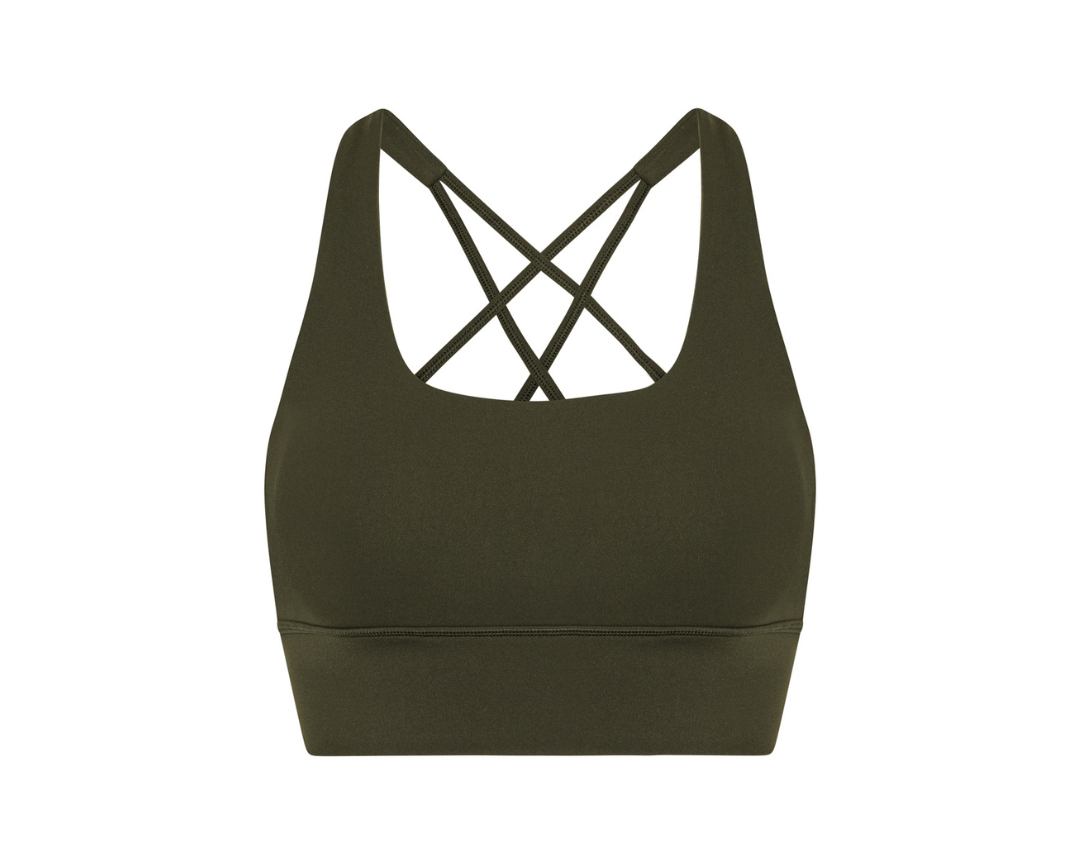 Exercere Sports Bras Neaty Bra - Forrest Green