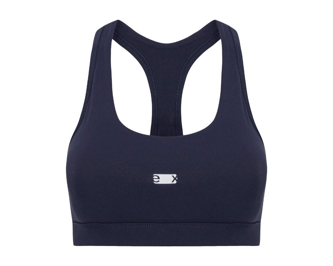 Exercere Sports Bras Racer Bra - Dark Blue