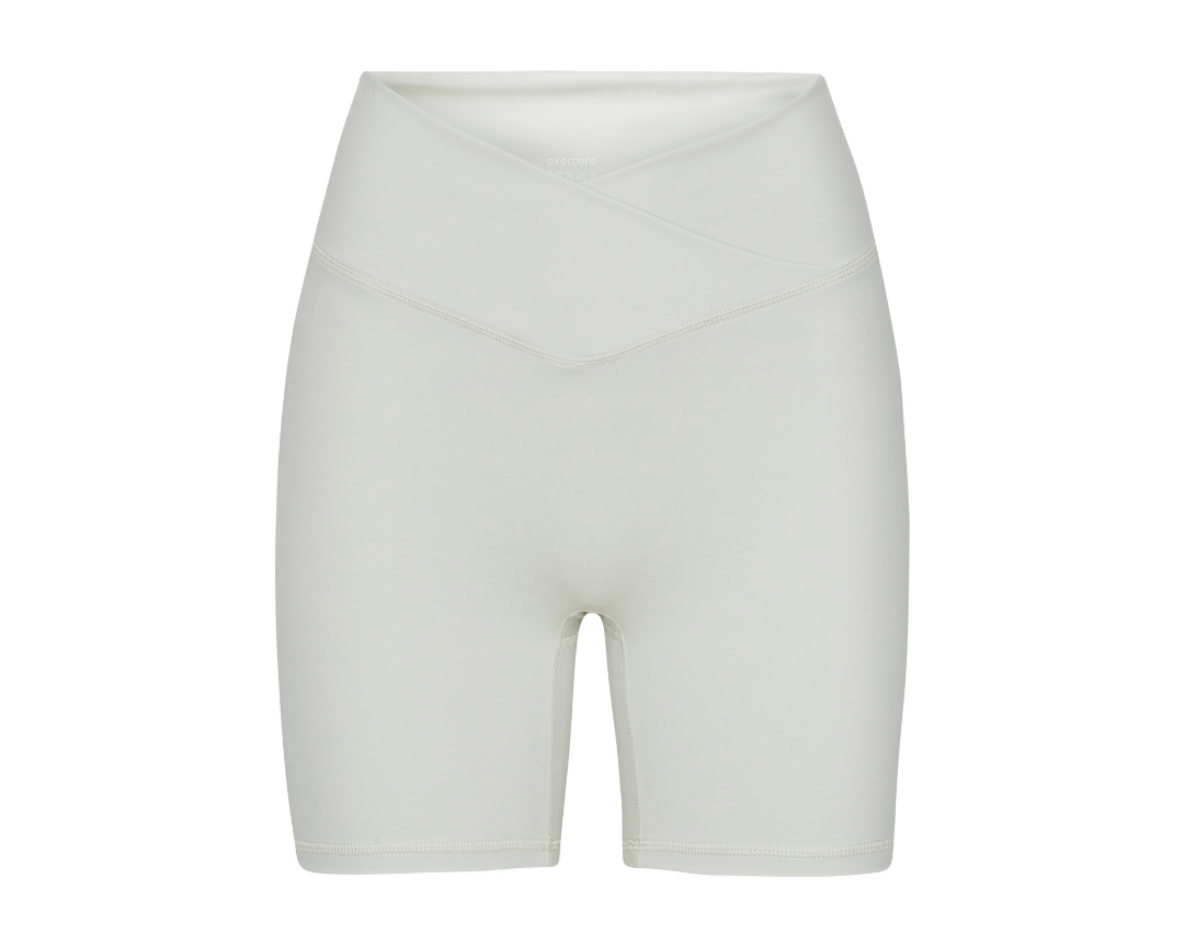 Exercere Tights Wrap Shorts - Vanilla